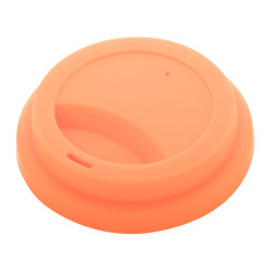 CreaCup Mini orange  customisable thermo cup, lid B