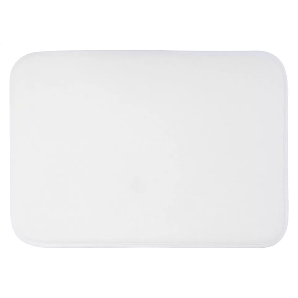 Bentry blanc  tapis de bain 