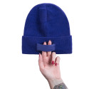 Pronsen blauw  winter muts 