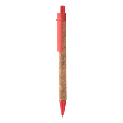 Subber red natural ballpoint pen 