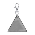Trikke silver  reflective keyring 
