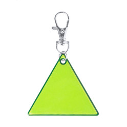 Trikke yellow  reflective keyring 