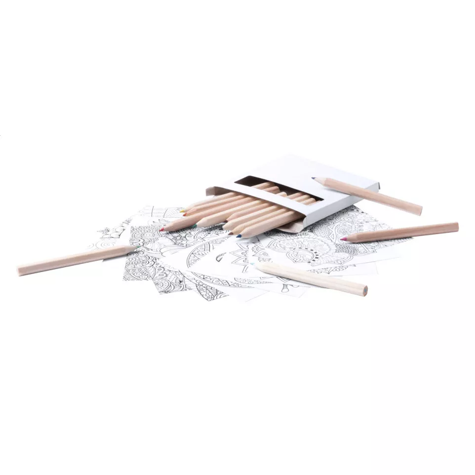 Condala blanc  jeu de coloriage mandala 