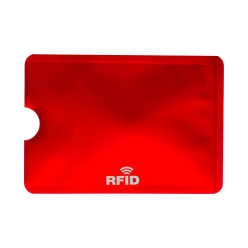 Allux red  credit card holder 