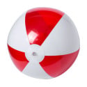 Byron red white beach ball (ø28 cm) 