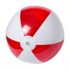 Byron red white beach ball (ø28 cm) 
