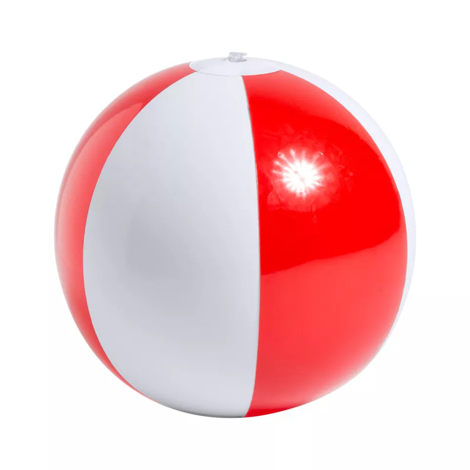Byron red white beach ball (ø28 cm) 