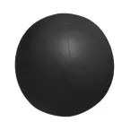 Playo black  beach ball (ø28 cm) 