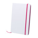 Pendula A5 pink white notebook 