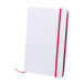 Pendula A5 pink white notebook 