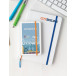 Pendula A5 blue white notebook 