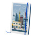 Pendula A5 blue white notebook 