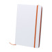 Pendula A5 orange white notebook 