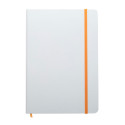 Pendula A5 orange blanc carnet de notes 