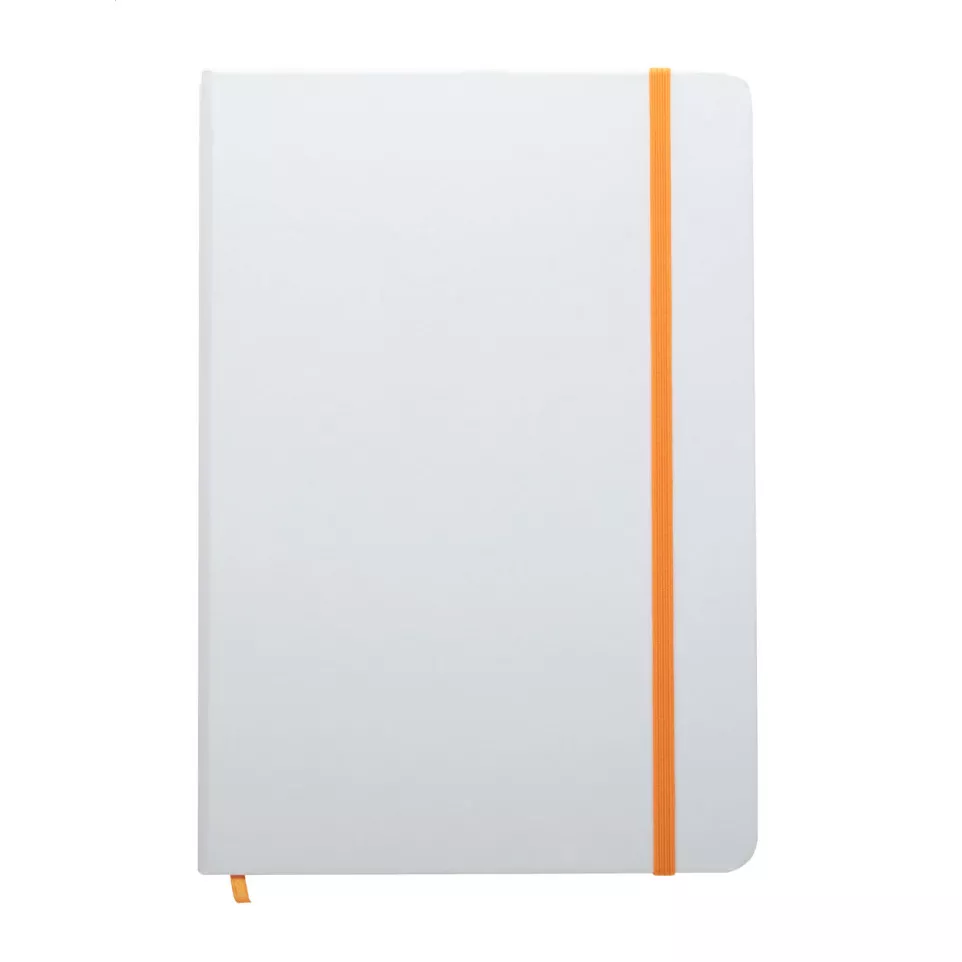 Pendula A5 orange white notebook 