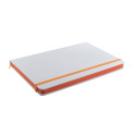 Pendula A5 orange blanc carnet de notes 