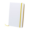 Pendula A5 jaune blanc carnet de notes 