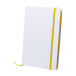 Pendula A5 jaune blanc carnet de notes 