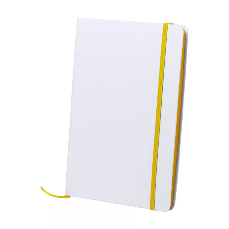 Pendula A5 jaune blanc carnet de notes 