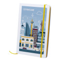 Pendula A5 yellow white notebook 