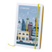 Pendula A5 yellow white notebook 