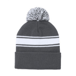 Frosty grey  winter hat 