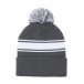 Frosty grey  winter hat 