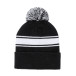 Frosty black  winter hat 