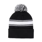 Frosty black  winter hat 