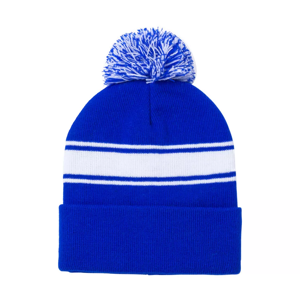 Frosty blue  winter hat 