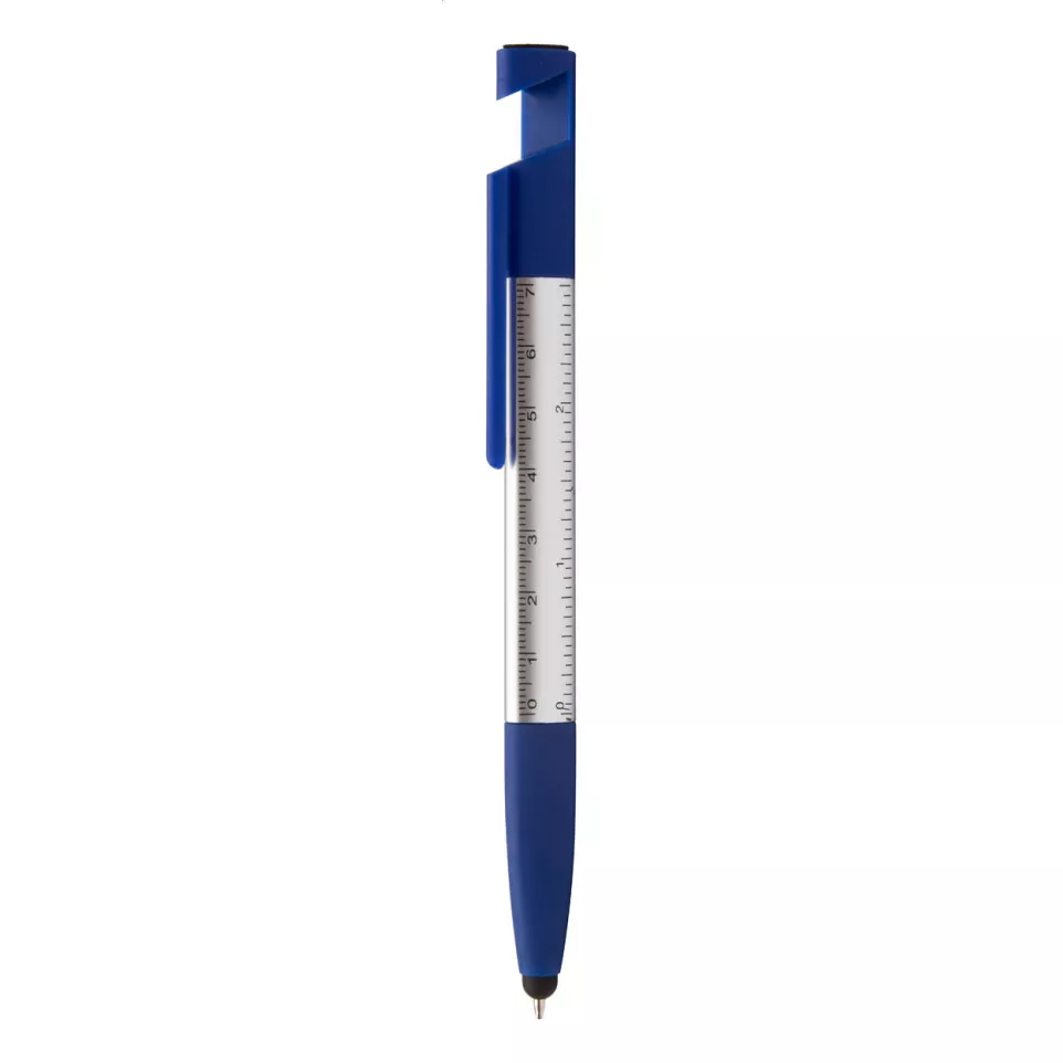 Handy blue silver touch ballpoint pen 