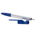 Handy blue silver touch ballpoint pen 