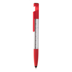 Handy rouge argenté stylo à bille stylet 