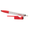 Handy red silver touch ballpoint pen 