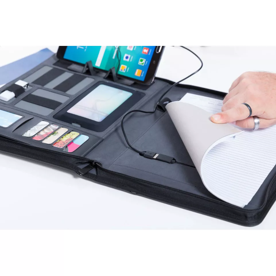 Rogers black  document folder 