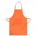 Choux oranje  schort 