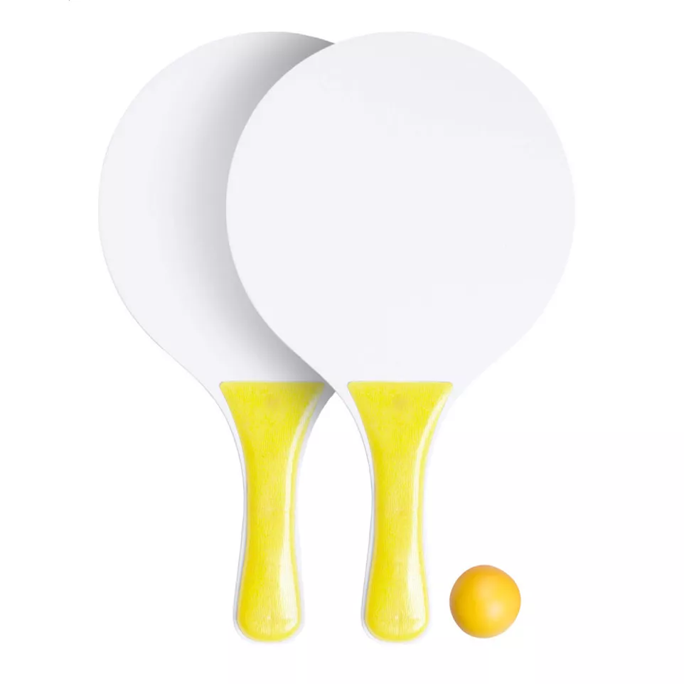 Negril geel wit strandtennis 