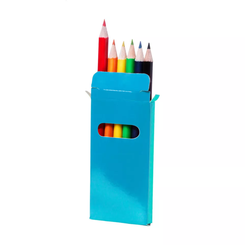 Lionni bleu  set de 6 crayons 