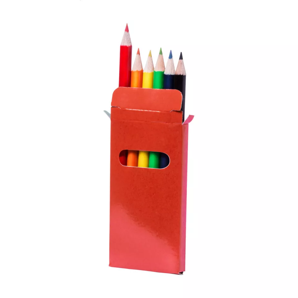 Lionni rouge  set de 6 crayons 