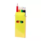 Lionni yellow  6 pc pencil set 