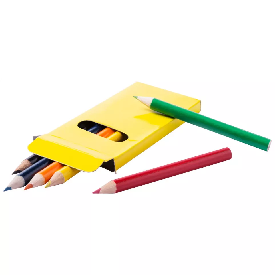 Lionni jaune  set de 6 crayons 