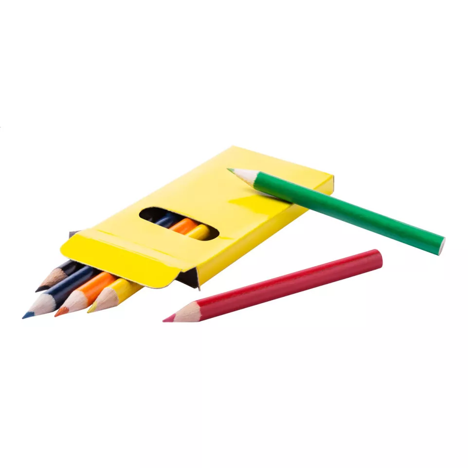 Lionni jaune  set de 6 crayons 