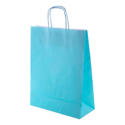 Store light blue  paper bag 