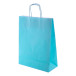 Store bleu clair  sac en papier 