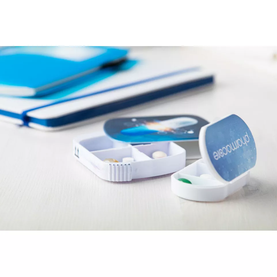 Tripill white  pillbox 