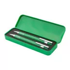 Twinox green  pen and pencil set 