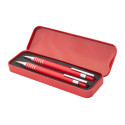 Twinox red  pen and pencil set 