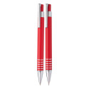 Twinox red  pen and pencil set 