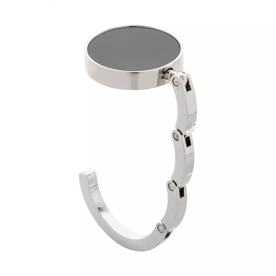 Factor black silver bag hanger 