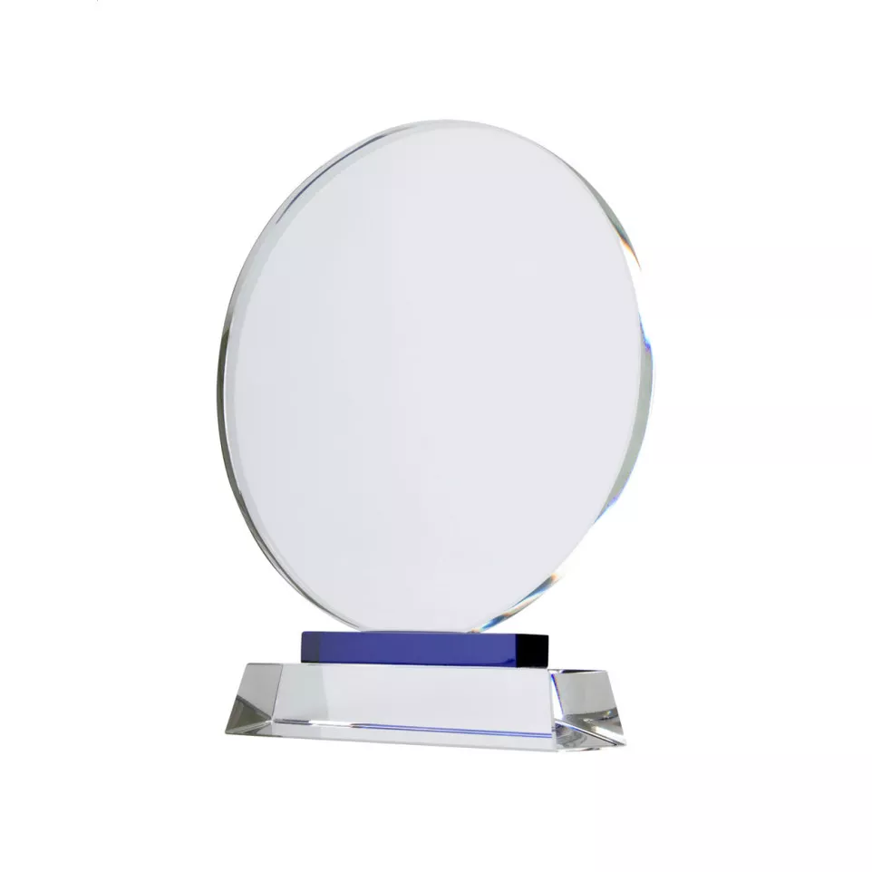 Tournament transparent  crystal trophy 